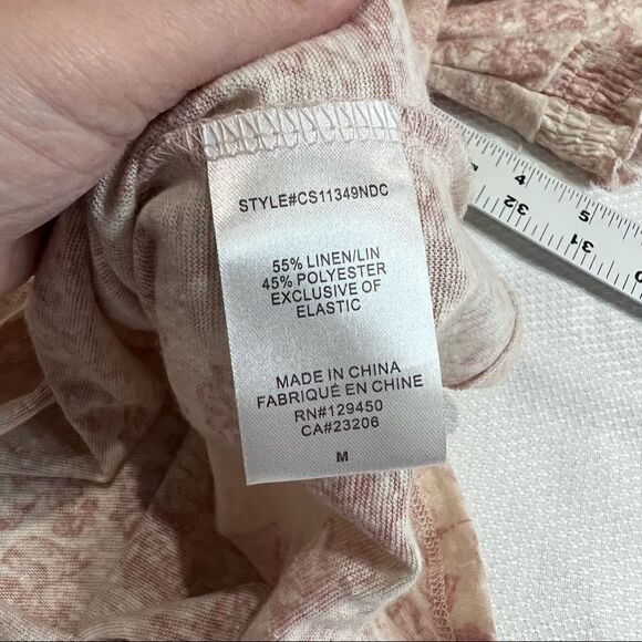 Como Vintage Cream‎ Light Pink Dainty Romaric Rose Print - Picture 7 of 7